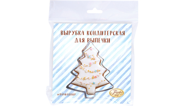 Форма-вырубка для теста Елка 1 шт Парфе Декор
