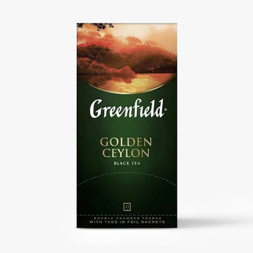 Чай черный Greenfield Golden Ceylon пакетированный 25х2 г