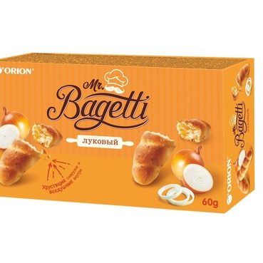 Печенье Orion Mr.Bagetti затяжное Луковый 60 г