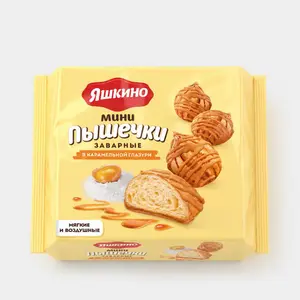Мини-пышечки «Яшкино» в карамельной глазури, 240 г