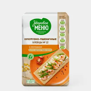 Хлебцы «Здоровое меню» кукурузно-пшеничные, 100 г