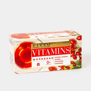 Чай травяной «Fitto» Vitamins. Шиповник, 25 пакетиков, 37,5 г