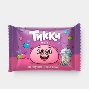 Мороженое Моти «Тикки» со вкусом «Бабал гам», 40 г