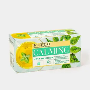 Чай травяной «Fitto» Calming. Мята – Мелисса, 25 пакетиков, 37,5 г