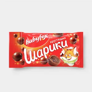 Драже «Babyfox» шоколадно-карамельные шарики, 38 г