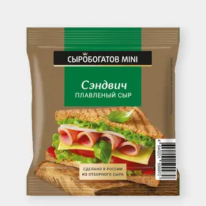 Сыр 45% «Сыробогатов mini» Сэндвич, слайсы, 112 г