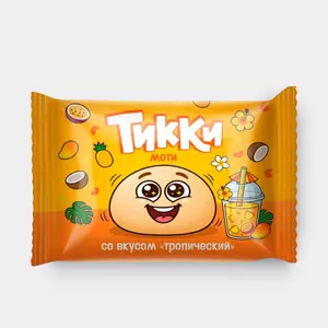 Мороженое Моти «Тикки» «Тропический микс», 40 г