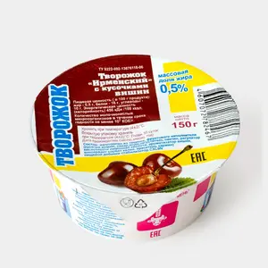 Творожок «Ирменский» с кусочками вишни, 150 г