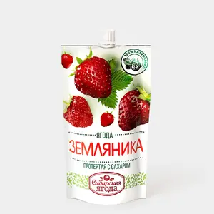 Земляника «Сибирская Ягода» протертая с сахаром, 280 г