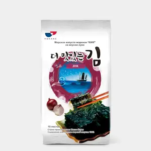 Морская капуста нори «Hokang» жареная «КИМ» со вкусом лука, 5 г