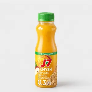 Смузи «J7» Манго-Персик-Яблоко со злаками, 300 мл