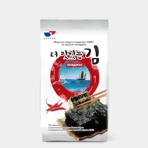 Морская капуста нори «Hokang» жареная «КИМ» со вкусом кочуджан, 5 г