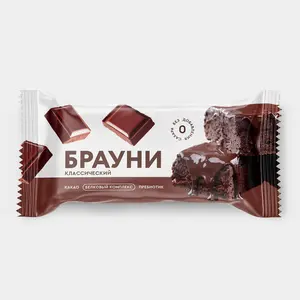 Пирожное протеиновое «Royal cake» Брауни классическое, 50 г