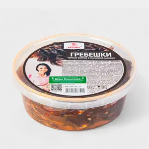 Гребешки черные «Бродич» в масляной заливке, 350 г