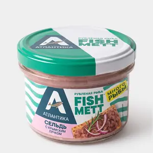 FishMett из сельди «Атлантика» с крымским лучком, 170 г