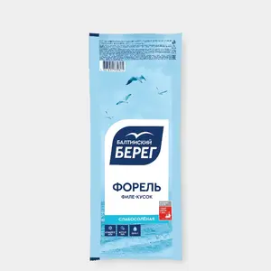 Форель «Балтийский берег» филе-кусок слабосоленая, 100 г