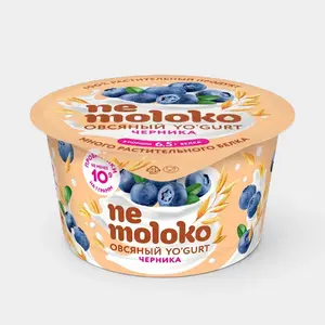 Йогурт овсяный «NeMoloko» Черника, 130 г