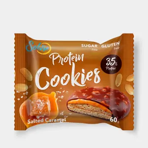 Печенье «Solvie» протеиновое Арахис с соленой карамелью, 60 г