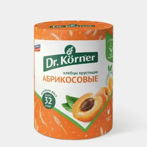 Хлебцы «Dr Korner» Злаковый коктейль Абрикосовый, 90 г