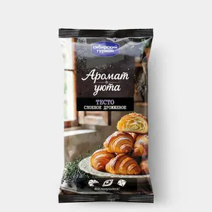 Тесто слоеное «Аромат уюта» дрожжевое, 500 г