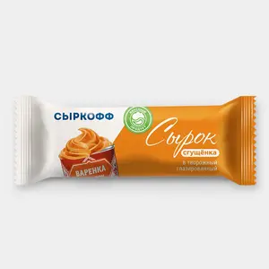 Сырок творожный 23% «СЫРКОФФ» со сгущенкой, глазированный, 40 г
