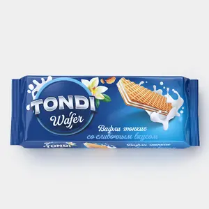Вафли «Tondi» со сливочным вкусом, 167 г