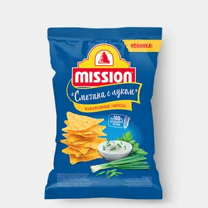 Чипсы кукурузные «Mission» Сметана с луком, 90 г