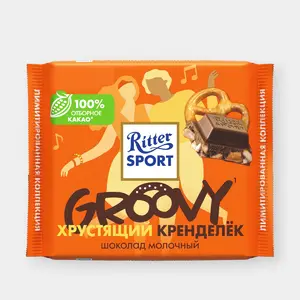 Шоколад молочный «Ritter Sport» Хрустящий кренделёк, 100 г