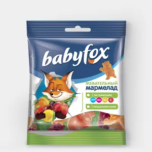 Мармелад жевательный «Babyfox» с соком ягод и фруктов, 70 г