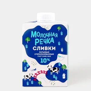 Сливки 10% «Молочная речка», 500 г