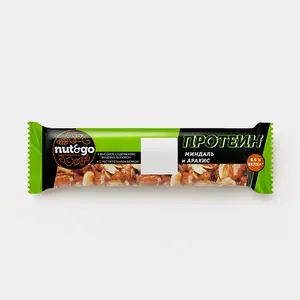Батончик «Nut&Go» Протеин миндаль и арахис, 36 г